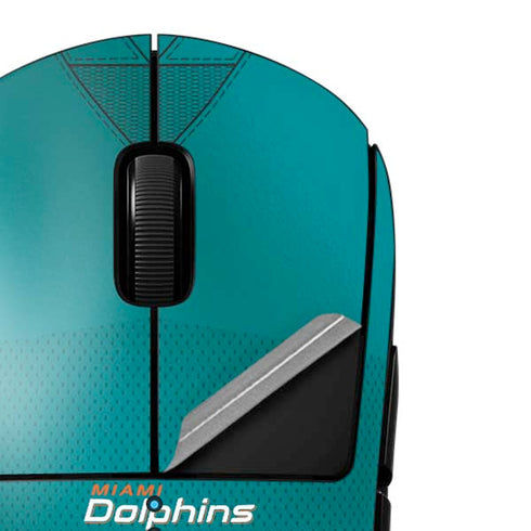 NFL Miami Dolphins Team Jersey G Pro Wireless Gaming Mouse Skin