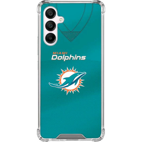 NFL Miami Dolphins Team Jersey Galaxy A16 5G Clear Case