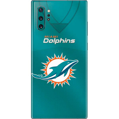 NFL Miami Dolphins Team Jersey Galaxy Note 10 Plus Skin
