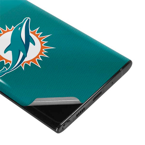 NFL Miami Dolphins Team Jersey Galaxy Note 10 Plus Skin