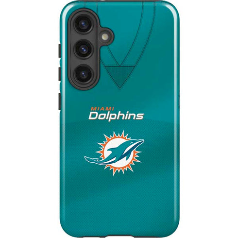 NFL Miami Dolphins Team Jersey Galaxy S25 Impact Case