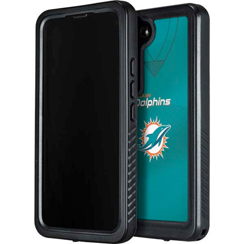 NFL Miami Dolphins Team Jersey Galaxy S24 Plus Waterproof Case