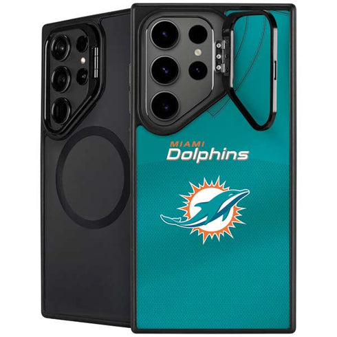 NFL Miami Dolphins Team Jersey Galaxy S25 Ultra Kickstand Case