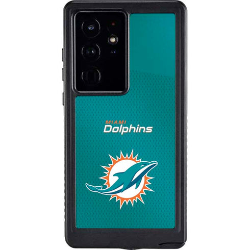 NFL Miami Dolphins Team Jersey Galaxy S24 Ultra Waterproof Case