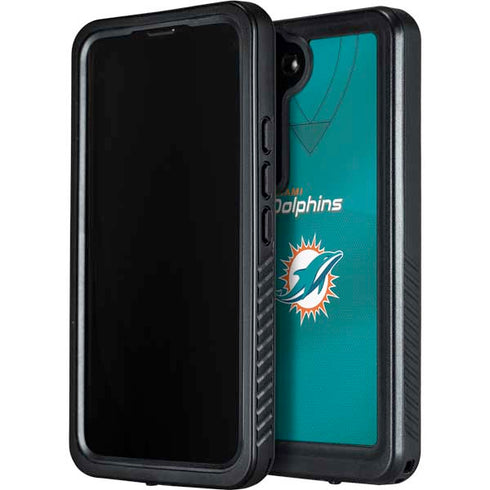NFL Miami Dolphins Team Jersey Galaxy S24 Waterproof Case