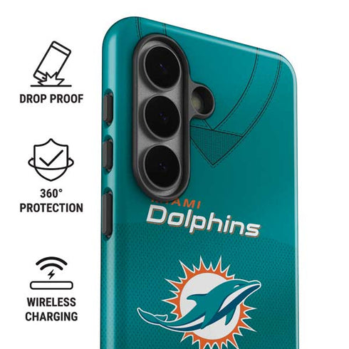NFL Miami Dolphins Team Jersey Galaxy S26 Plus Impact Case