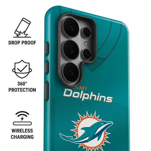 NFL Miami Dolphins Team Jersey Galaxy S26 Ultra Impact Case