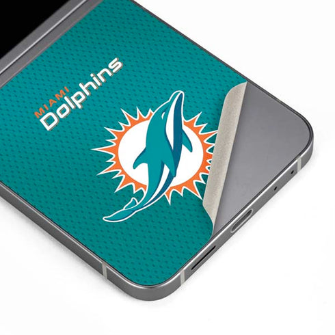 NFL Miami Dolphins Team Jersey Galaxy Z Flip6 Skin