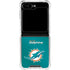 NFL Miami Dolphins Team Jersey Galaxy Z Flip6 Clear Case