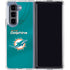NFL Miami Dolphins Team Jersey Galaxy Z Fold5 5G Clear Case