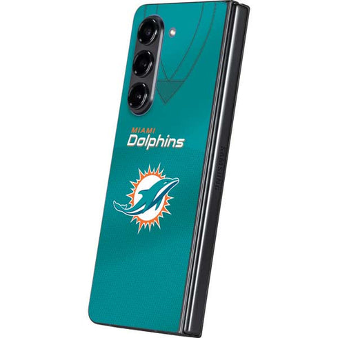NFL Miami Dolphins Team Jersey Galaxy Z Fold5 5G Skin
