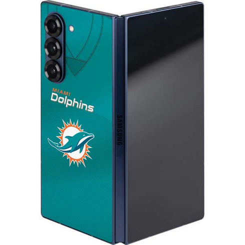 NFL Miami Dolphins Team Jersey Galaxy Z Fold6 Skin