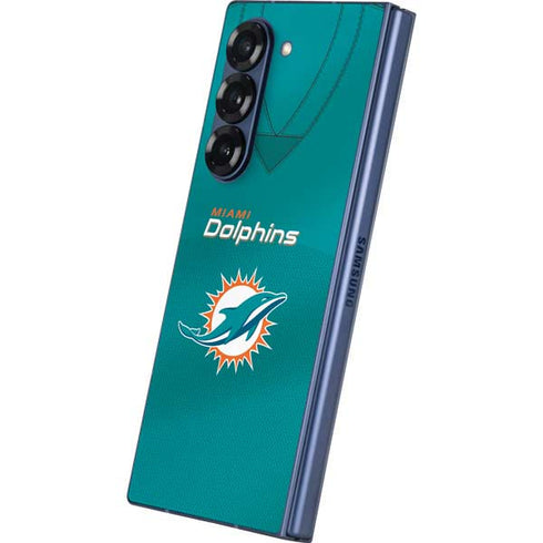 NFL Miami Dolphins Team Jersey Galaxy Z Fold6 Skin