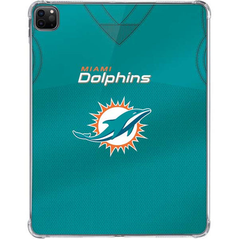 NFL Miami Dolphins Team Jersey iPad Pro 11in (2024) Clear Case