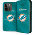 NFL Miami Dolphins Team Jersey iPhone 15 Pro Folio Case