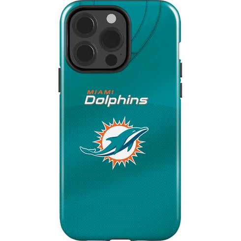 NFL Miami Dolphins Team Jersey iPhone 15 Pro Impact Case