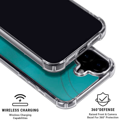 NFL Miami Dolphins Team Jersey iPhone 16 Clear Case