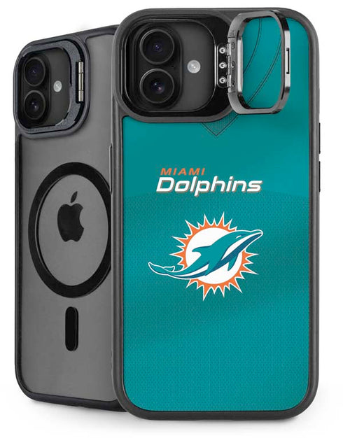 NFL Miami Dolphins Team Jersey iPhone 16 Plus Kickstand Case