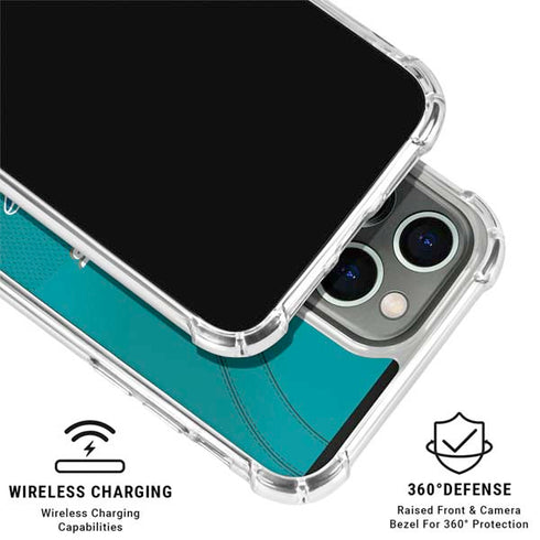 NFL Miami Dolphins Team Jersey iPhone 16 Pro Clear Case