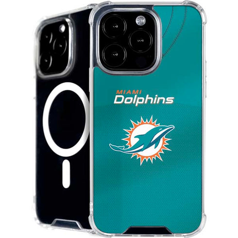 NFL Miami Dolphins Team Jersey iPhone 16 Pro Max MagSafe Case