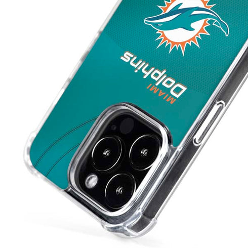 NFL Miami Dolphins Team Jersey iPhone 16 Pro Max MagSafe Case