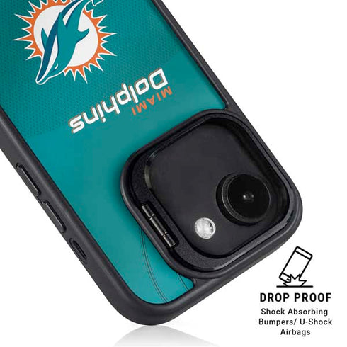 NFL Miami Dolphins Team Jersey iPhone 16e Kickstand Case