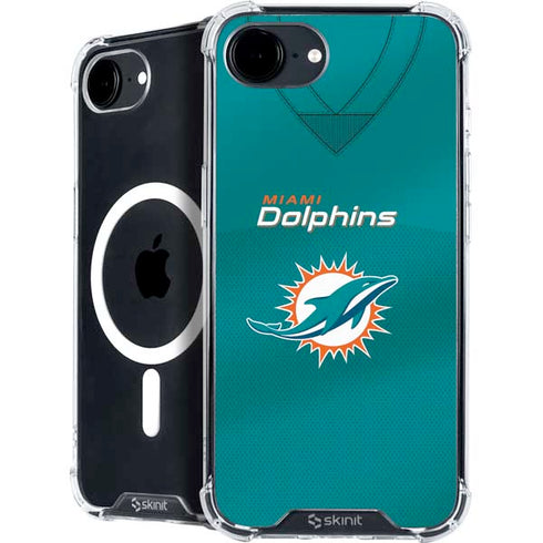 NFL Miami Dolphins Team Jersey iPhone 16e MagSafe Case