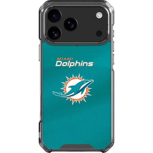 NFL Miami Dolphins Team Jersey iPhone 18 Pro Max Clear Case