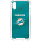 NFL Miami Dolphins Team Jersey iPhone XS Clear Case