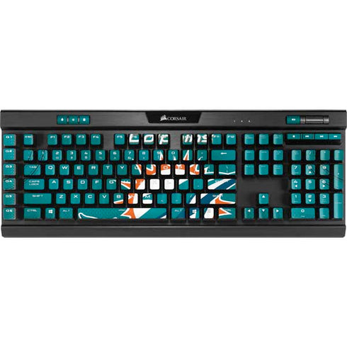 NFL Miami Dolphins Team Jersey K95 RGB PLATINUM Mechanical Gaming Keyboard Skin