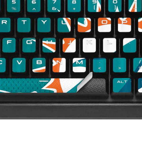 NFL Miami Dolphins Team Jersey K95 RGB PLATINUM Mechanical Gaming Keyboard Skin