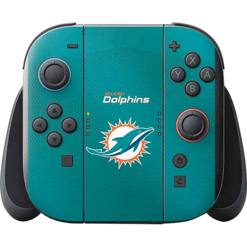 NFL Miami Dolphins Team Jersey Nintendo Switch 2 (2025) with Joy-Con Skin