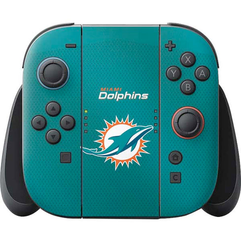 NFL Miami Dolphins Team Jersey Nintendo Switch 2 (2025) Joy-Con Controller Skin