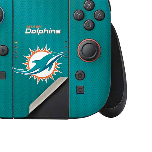 NFL Miami Dolphins Team Jersey Nintendo Switch 2 (2025) Joy-Con Controller Skin
