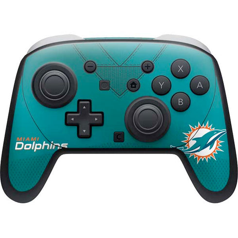 NFL Miami Dolphins Team Jersey Nintendo Switch 2 (2025) Pro Controller Skin