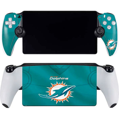 NFL Miami Dolphins Team Jersey PlayStation Portal Remote Player Skin
