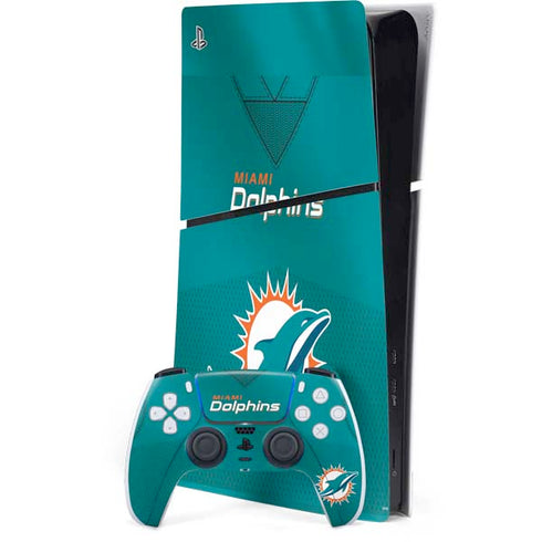 NFL Miami Dolphins Team Jersey PlayStation PS5 Skins