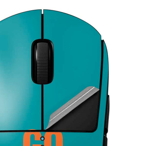 NFL Miami Dolphins Team Motto G Pro Wireless Gaming Mouse Skin