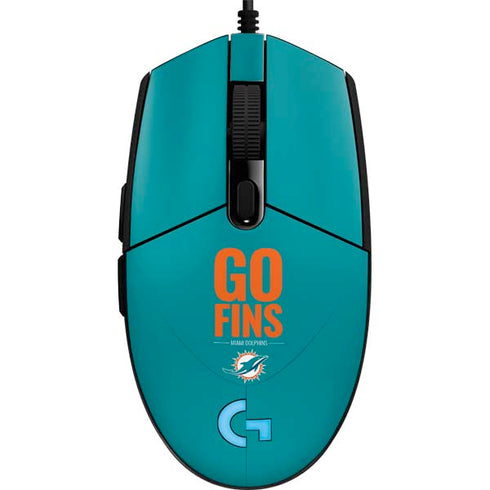 NFL Miami Dolphins Team Motto G203 Prodigy RGB Wired Gaming Mouse Skin