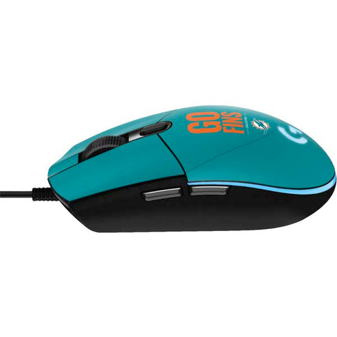 NFL Miami Dolphins Team Motto G203 Prodigy RGB Wired Gaming Mouse Skin