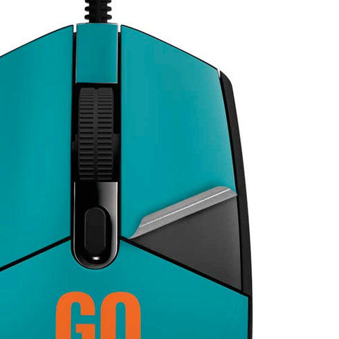 NFL Miami Dolphins Team Motto G203 Prodigy RGB Wired Gaming Mouse Skin