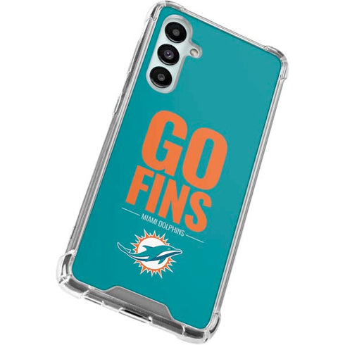 NFL Miami Dolphins Team Motto Galaxy A16 5G Clear Case