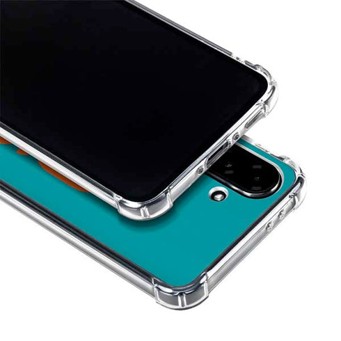 NFL Miami Dolphins Team Motto Galaxy A36 5G Clear Case