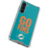 NFL Miami Dolphins Team Motto Galaxy S24 FE Clear Case