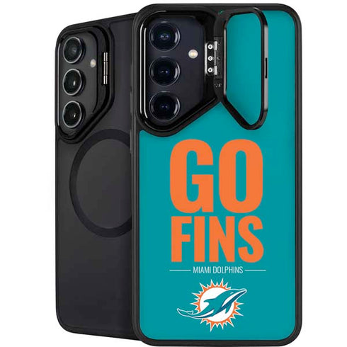 NFL Miami Dolphins Team Motto Galaxy S25 Kickstand Case