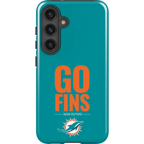 NFL Miami Dolphins Team Motto Galaxy S25 Plus Impact Case
