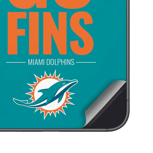 NFL Miami Dolphins Team Motto Galaxy S25 Plus Skin
