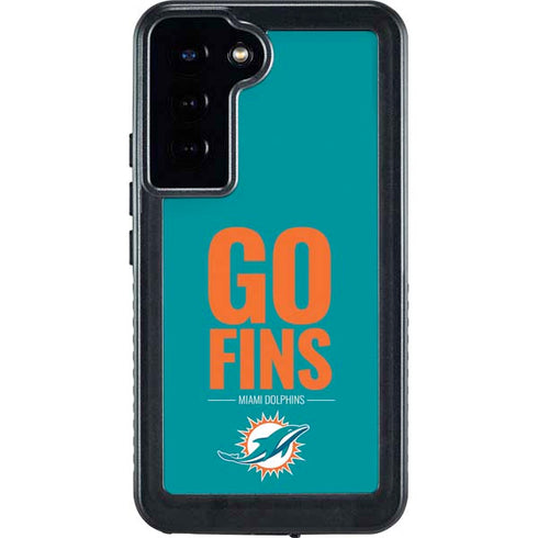 NFL Miami Dolphins Team Motto Galaxy S24 Plus Waterproof Case