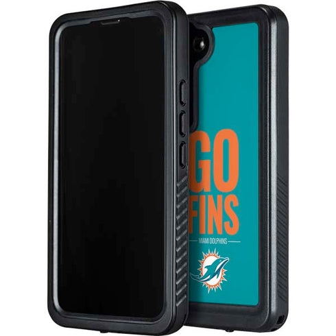 NFL Miami Dolphins Team Motto Galaxy S24 Plus Waterproof Case