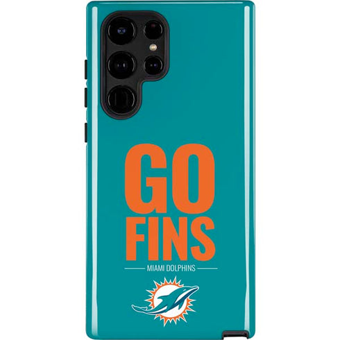 NFL Miami Dolphins Team Motto Galaxy S25 Ultra Impact Case